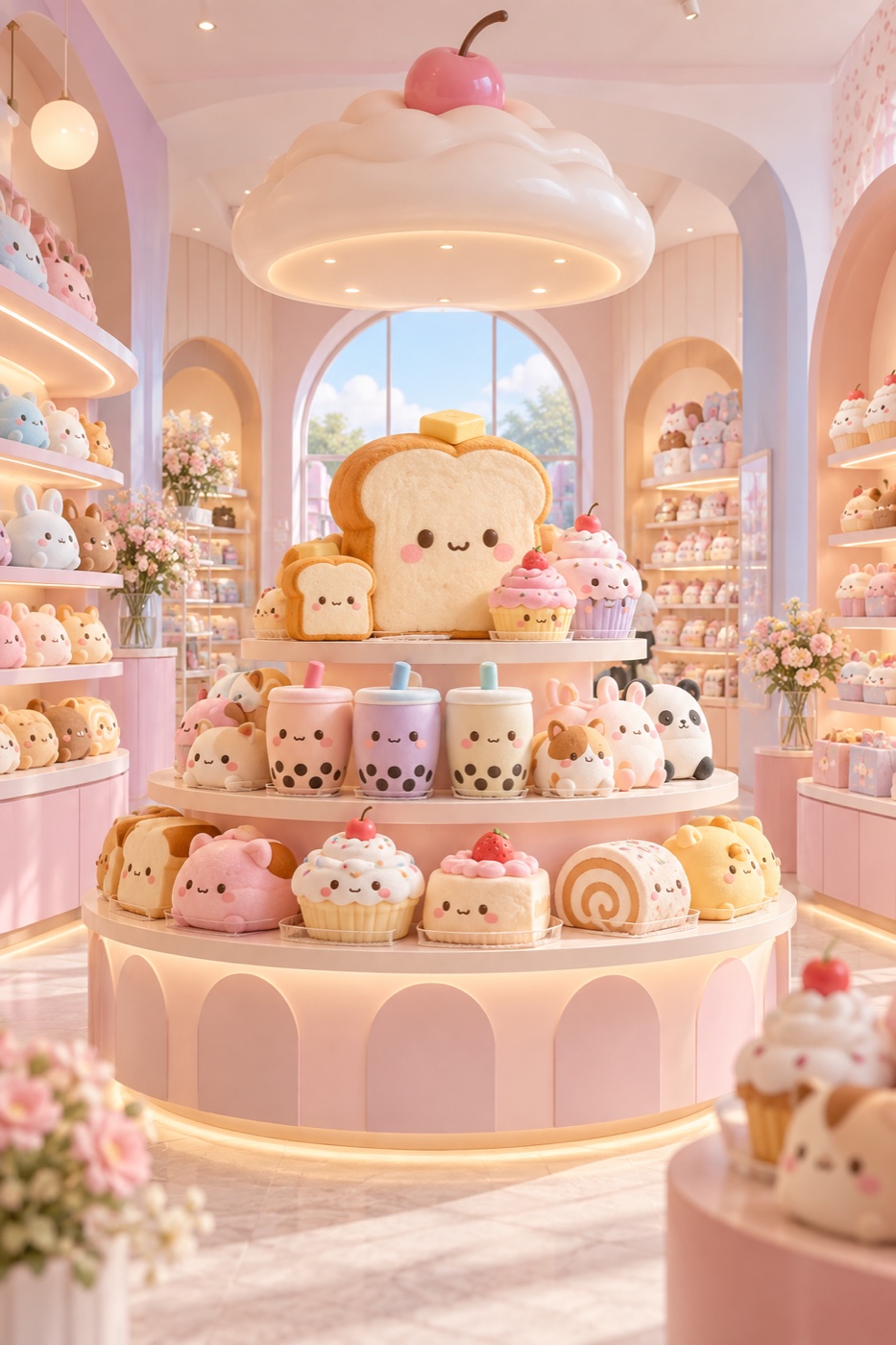 DOOMI dessert-themed pop-up store concept visual